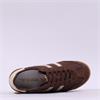 Gola Tornado Retro Gumsole Trainer - Dark Brown Gold